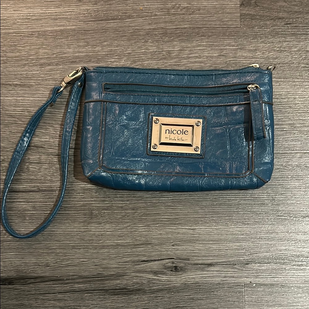 Nicole by Nicole Miller Blue Wristlet